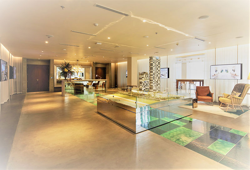 Sapphire Residences experience center Image of the Sapphire Residences experience center