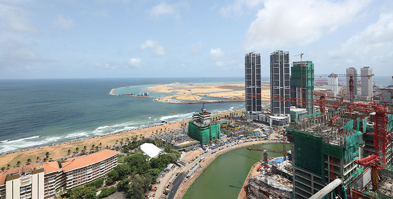 View from Sapphire Residences construction Image of the view from Sapphire Residences construction