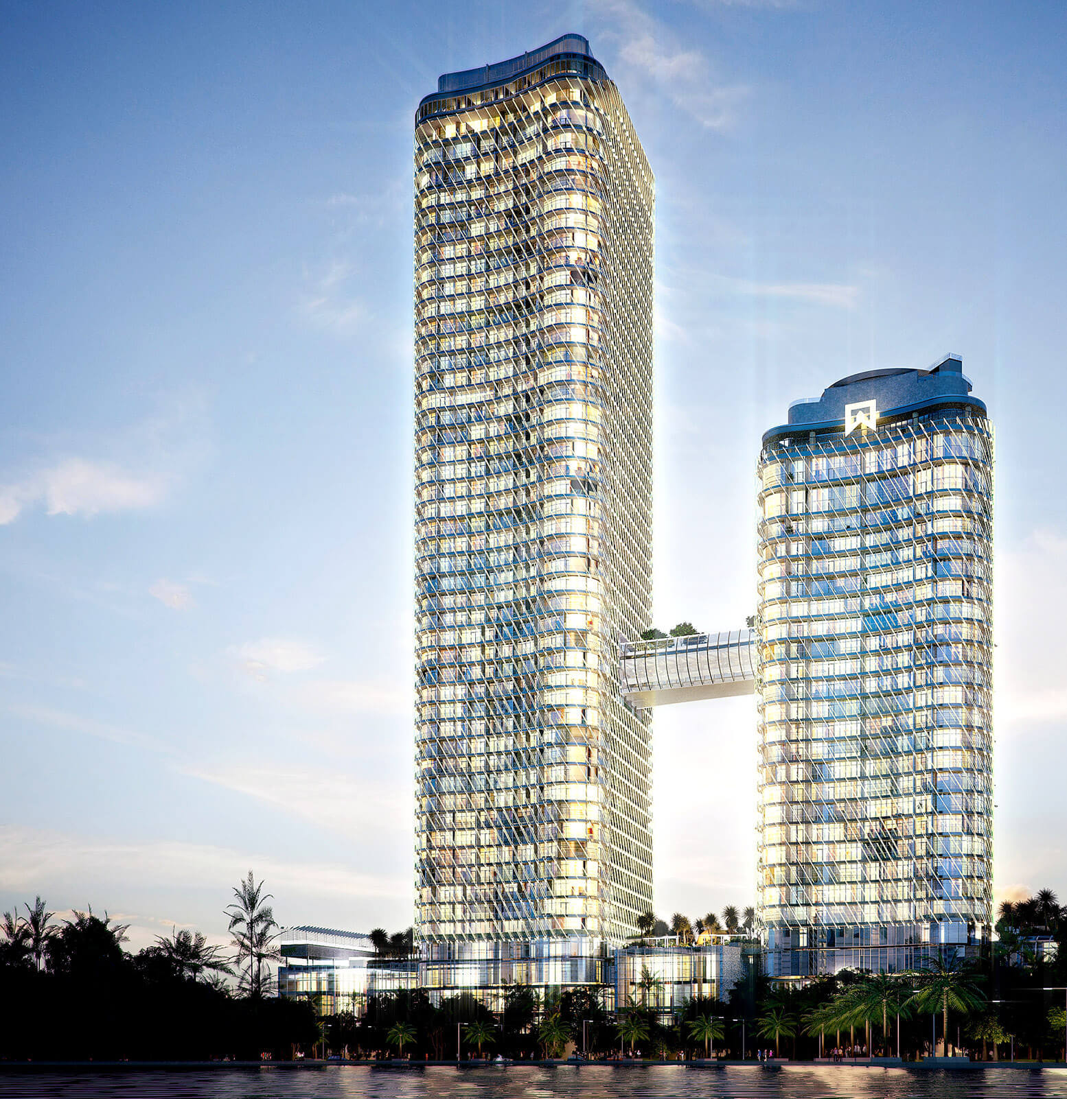 the Sapphire Residence tower from a far Image of Sapphire Residence from a far