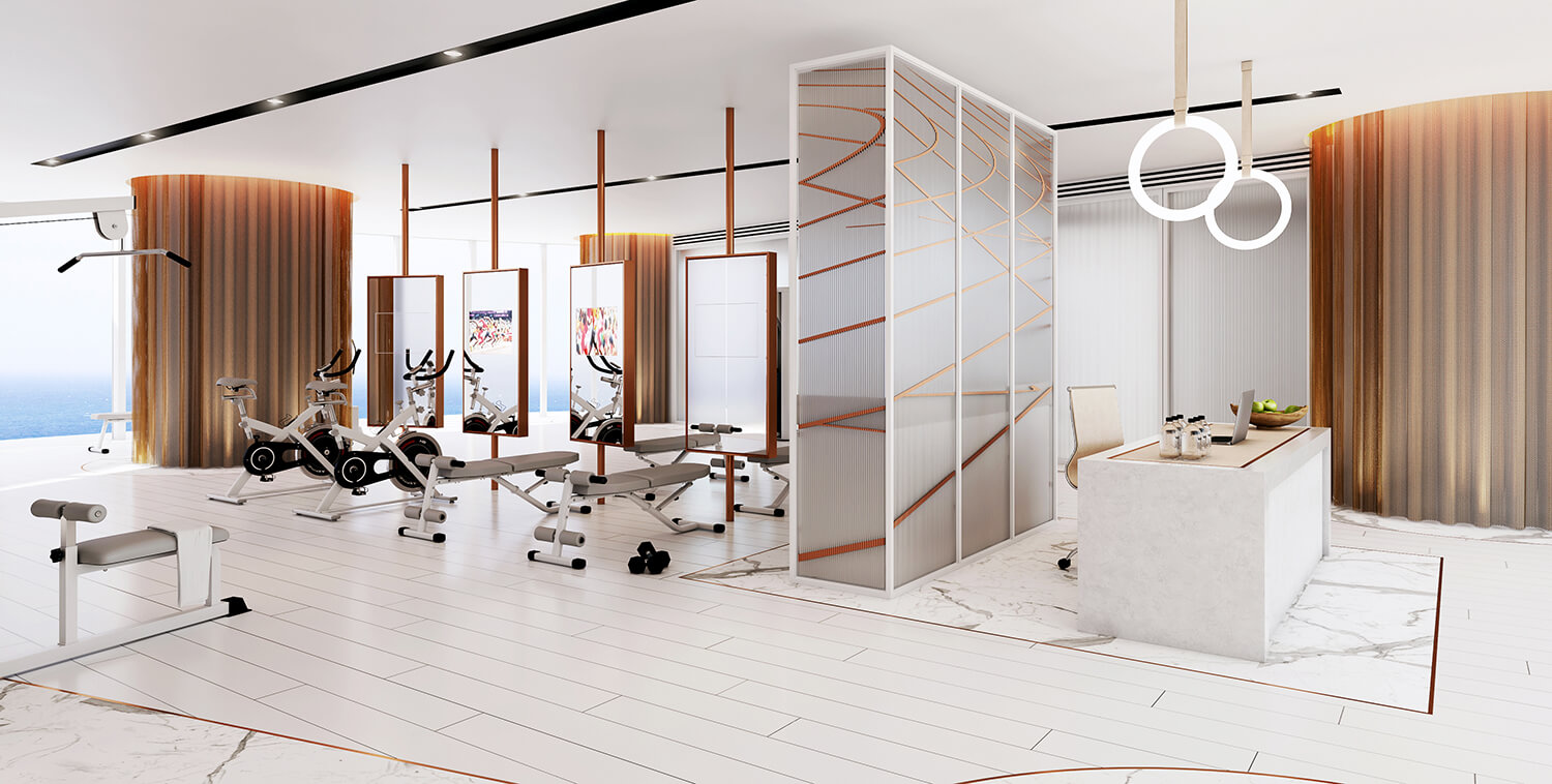 The Sapphire Residences gym