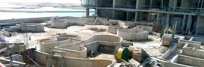 Completion Of The Civil Works At The Central Podium Area